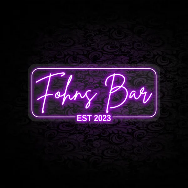 Custom Neon Bar Business Signs - Illuminate Your Bar with Personalized Neon Designs