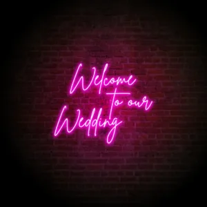 Custom Neon Signs for Weddings add a personalized touch to your big day, creating a unique and vibrant atmosphere that reflects your style and love story.