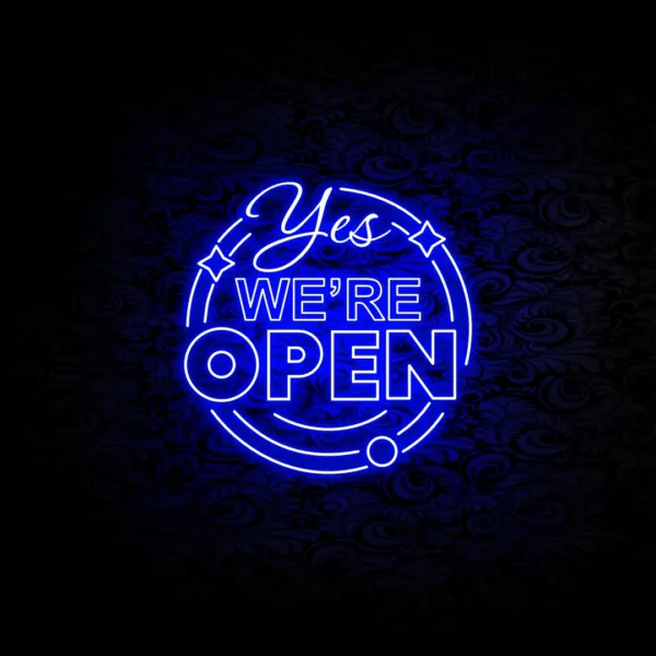 Neon Open Sign is a classic, eye-catching way to signal that your business is open and ready to serve, with vibrant neon lights that draw attention and create an inviting atmosphere.