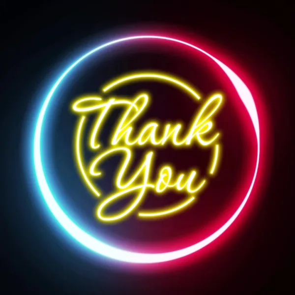 Thank You neon signs, offering a warm and glowing message to show appreciation in a vibrant and stylish way.