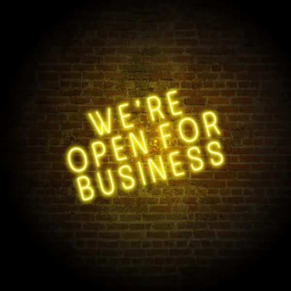 We Are Open Signs are perfect for businesses, ensuring customers know you're ready to serve with a clear, eye-catching neon display that enhances visibility and attracts attention.
