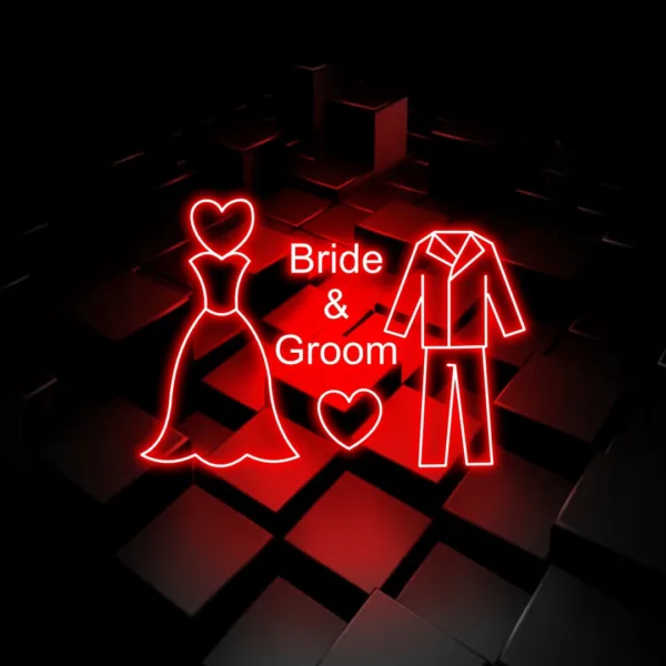 Wedding Neon Signs are a stylish and modern way to add a personal touch to your big day, creating a beautiful, glowing atmosphere that highlights your unique style and love story.