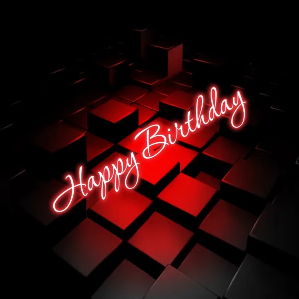 Happy Birthday Lights – Illuminate the Celebration with Stunning Neon Glow!