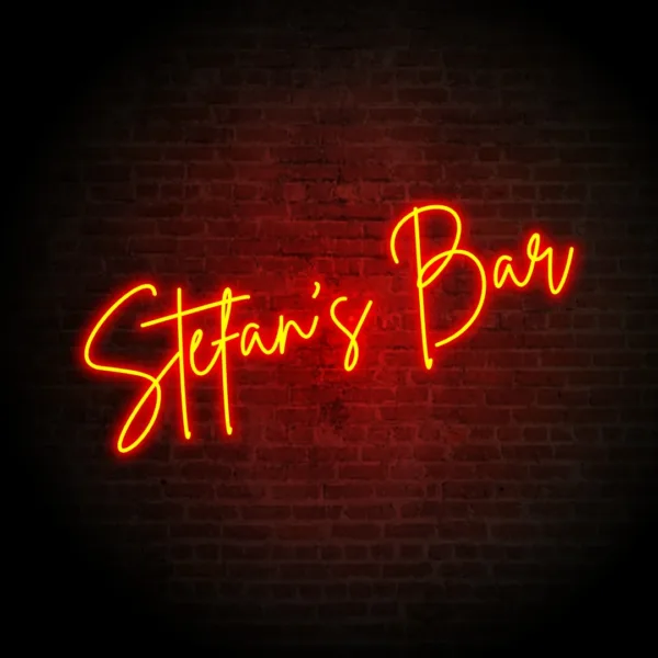 Logo with Tube Lights - Custom Neon Sign for Your Brand