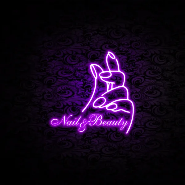 A Nails Neon Sign is a vibrant and eye-catching addition to your salon, showcasing your nail services with bold, glowing neon lights to draw in customers and create an inviting ambiance.