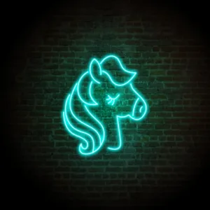 Neon kids' room decor, featuring colorful and lively neon signs that add a fun, modern vibe to any child's space