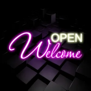 Neon Welcome Sign – Light Up Your Space with a Warm, Inviting Glow