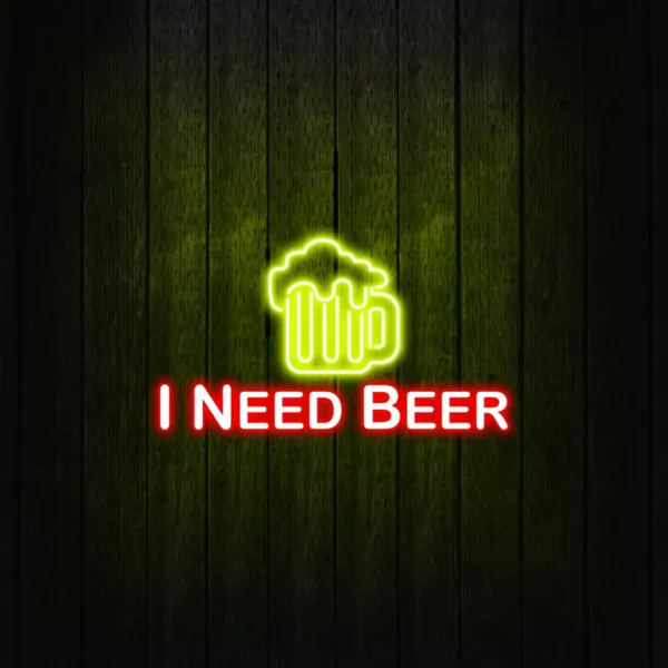 Bud Light Neon Beer Signs glowing with iconic branding, adding a bold and energetic vibe to your bar or lounge space.