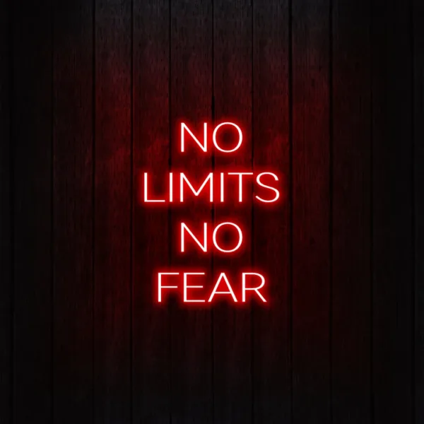 Energetic Gym Neon Sign for Fitness, featuring a motivational quote to enhance your workout space with vibrant lighting.