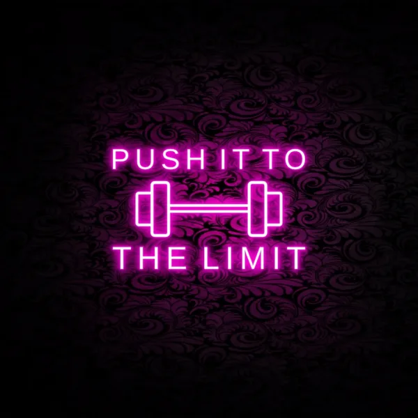 Bright and motivational Gym Neon Signs, adding vibrant energy and inspiration to your fitness environment.