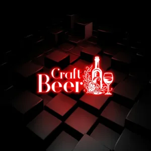 Monster Energy Drink Neon Sign glowing with intense green and black hues, adding bold energy and excitement to your beverage station.