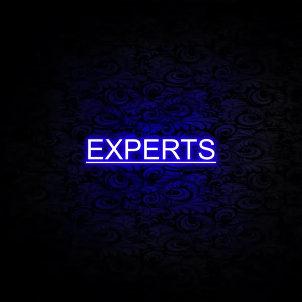 Neon LED company logo wall sign glowing brightly, modern and sleek branding display for office or business storefront.