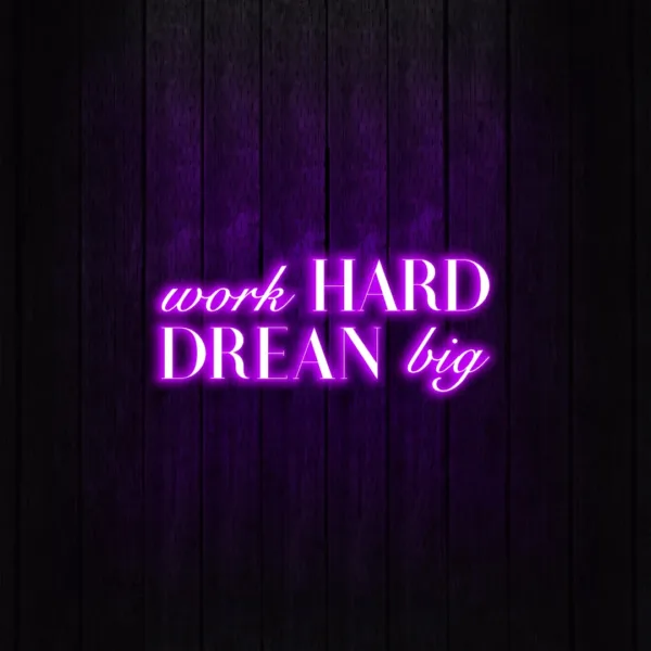 Neon Signs Quotes collection featuring motivational and inspiring phrases, perfect for adding a personalized and uplifting touch to any space.
