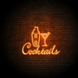 Classic Pepsi Neon Sign radiating bold blue and red lights, bringing a refreshing and nostalgic vibe to your beverage space.