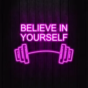 "Neon sign Good Vibes" glowing brightly, creating a positive and energetic ambiance in any space, perfect for home or office decor.